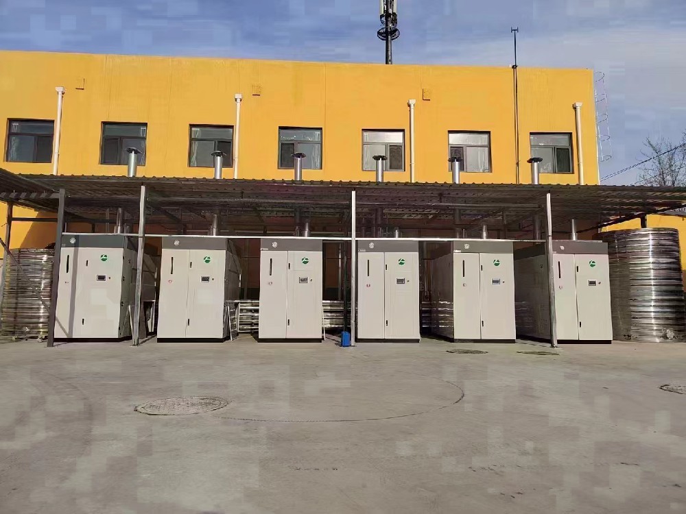 多臺全預混蒸汽發生器應用于食品行業